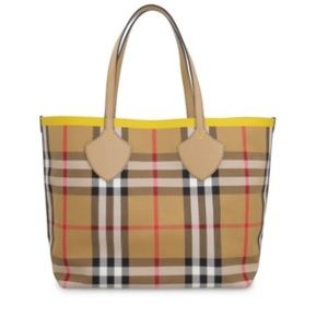 BURBERRY, THE GIANT LARGE COTTON TOTE BAG, NWT